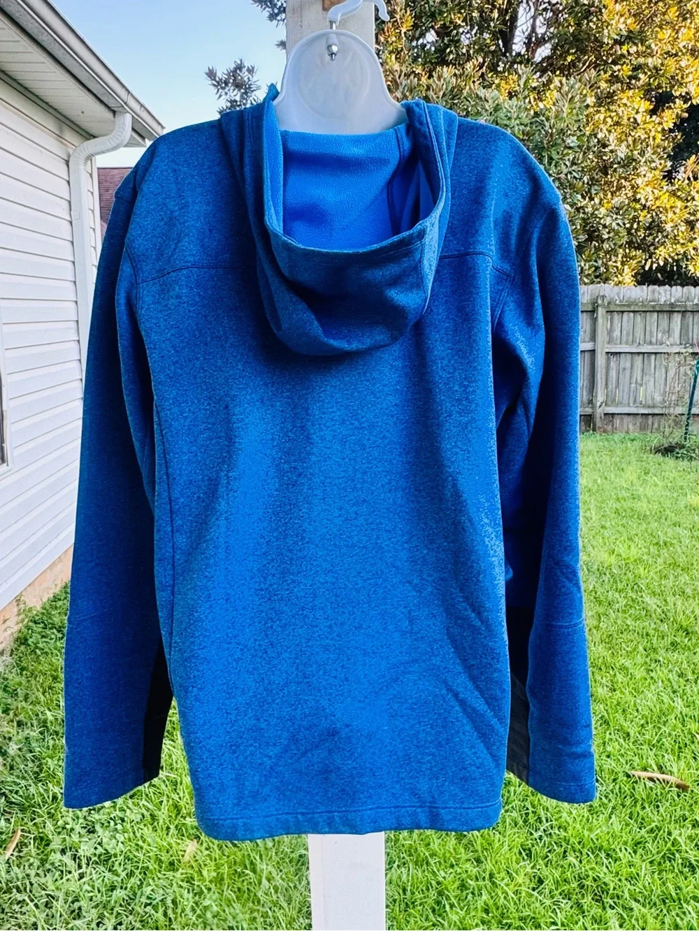 THE NORTHFACE Canyon Land Men's Royal Blue Full‑Zip Hooded Performance Jacket